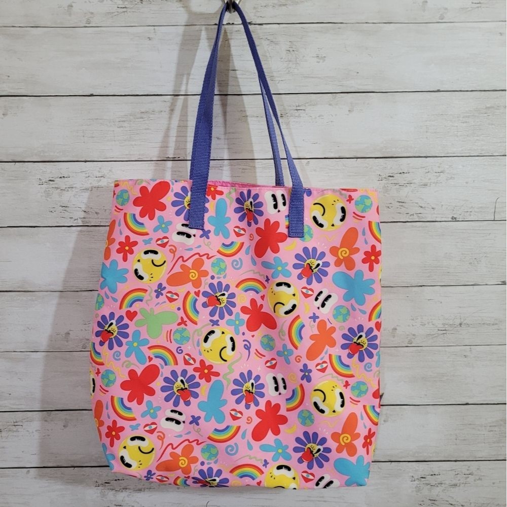 Estee Lauder Hattie Stewart Tote Bag Fun Print Beach Bag - Picture 11 of 11